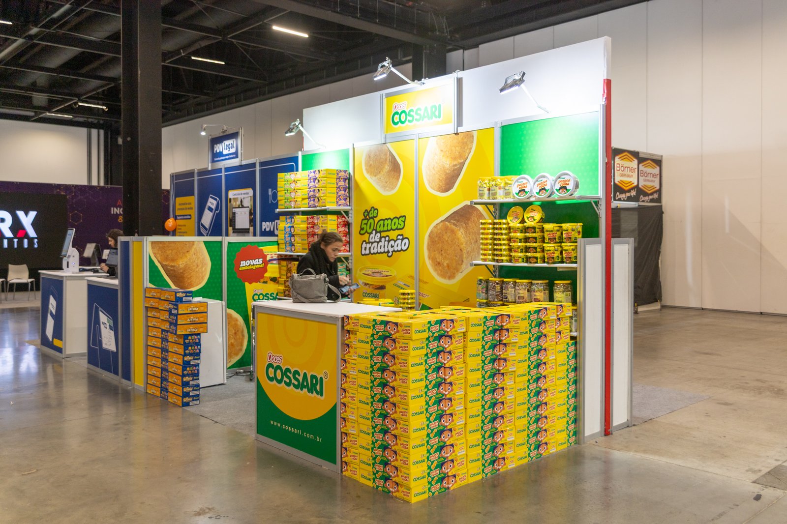 Estande Cossari na Expopizzaria